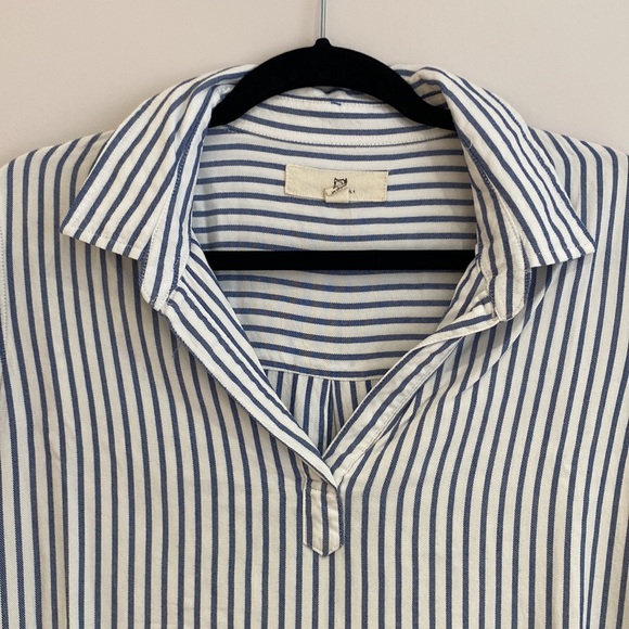 Thread & Supply Striped Shirt Dress - Picture 2 of 9